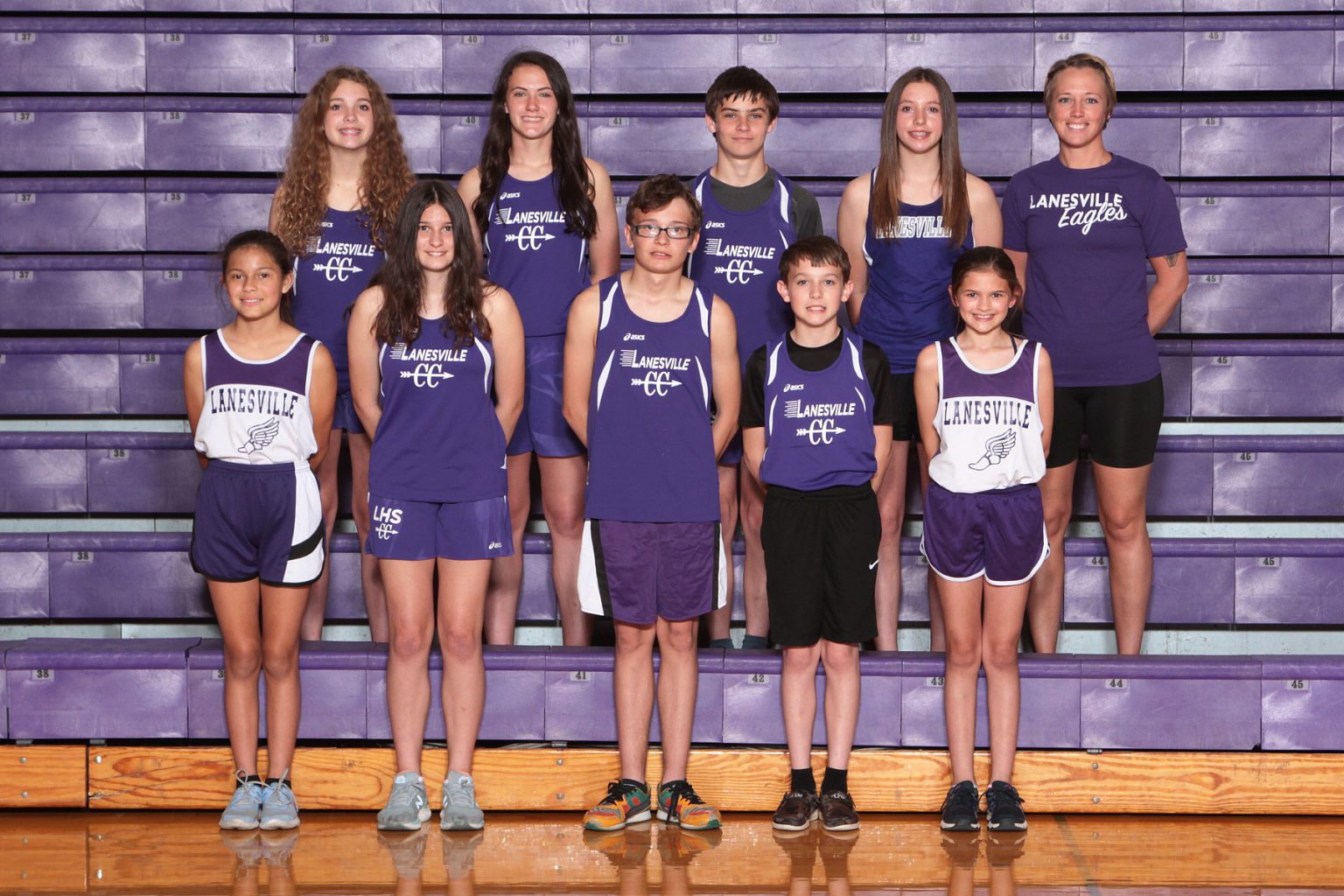 Lanesville Jr high track team