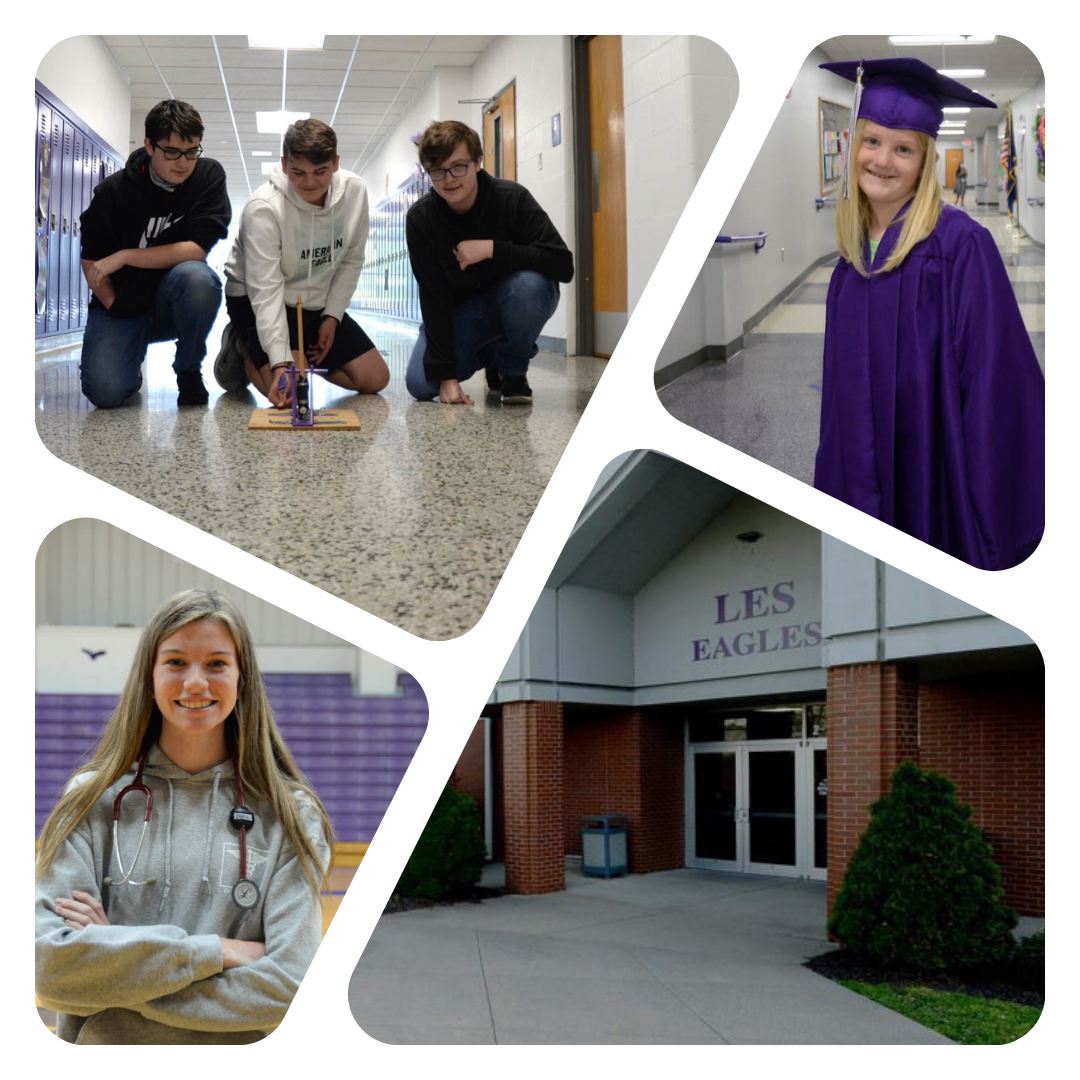 Lanesville student photo collage