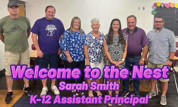 Welcome Sarah Smith
K-12 Assistant Principal